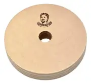 3" (1/2" Width) Leather Strop Honing Wheel - Fits 1/2" Arbor Bench Grinders