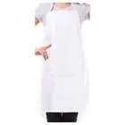 Bib Apron with Pockets Thicken Cotton Polyester Blend Cooking Kitchen4610