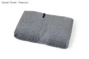 Jaspa Herington Egyptian Cotton BATH TOWELS – QUEEN BATH SHEEET - Platinum