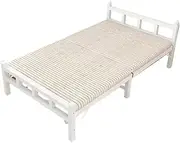 JSEIAJB Folding Bed Company Home Office Lunch Break Two Folding Bed Dormitory Outdoor Single(100cm)