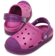 CROCS 202282-5M7 BUMPER TOE CLOE Kid's (M) Orchid/Amethyst Croslite Slip-On Clog