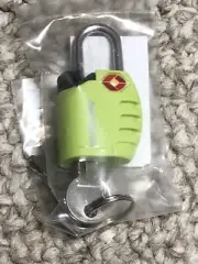 New Samsonite Key Lock TSA USA Seller Lime Green