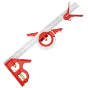Stainless Steel Woodworking Square Ruler Circle Centering Combination Square