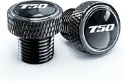 Compatible with GSXS 750 1000 GT GSX-S GSXS1000 GT GSX-S750 Motorcycle CNC Accessorie M10*1.25 Mirror Hole Plug Screw(Grey-750)