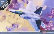 Academy 1/72 F-22A Air Dominance Fighter Raptor Plastic Model Kit [12423]