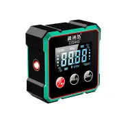 "CZDang Digital Display Inclinometer Four-sided magnet Angle Finder Bevel Gauge Protractor with 1.8""FSTN Screen Rechargea"