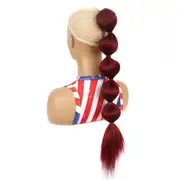 Long Drawstring Shaggy Bubble Ponytail Wig - Bug