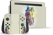 Official Mark Ashkenazi Horse Art Mix Vinyl Sticker Gaming Skin Decal Cover Compatible with Nintendo Switch Console & Dock & Joy-Con Controller Bundle