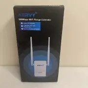 Avery CF-WR302S 300Mbps Wireless WiFi Range Extender Repeater White