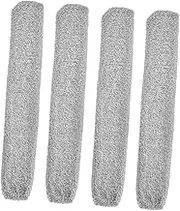 GLEAVI 4pcs Duster Brush Head Replacement for Efficient Cleaning Hard to Reach Areas Microfiber Cloth Material for Superior Debris Absorption for Use