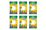 6x Crayola Kids Child Creative Model Modeling Magic Squishy 113gms White 36m+