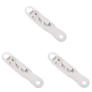 3x Krisk Bean S/Steel Blade Slicer/Shredder Kitchen Cooking Utensils/Tools WHT