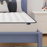 [Avenco] 8 Inch Twin Mattress, Twin Bed Mattress in a Box, Medium Soft, Breathable Fabric Cover & Adaptive Support, CertiPUR-US Certified, Twin Size Mattress in Guest and Kids Bedroom
