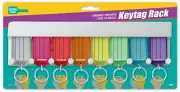 Lucky Line 60580 8 Key Tag Rack 1 Per Card