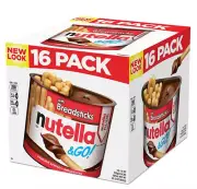 (Buy 2+ Save)_Nutella & GO! Hazelnut and Cocoa Spread With Breadsticks, 16 Pack