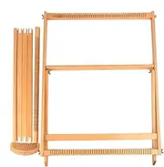 Weaving Frame for Adults - Weaving Set for Children, Creativity Knitting Machine, Loom for Beginners, Handmade Large Beech Wool Weaving Machine, Multi-Craft Bullet Loom with Comb for Expe