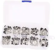 MUCKLILY Electronics Components Kit 200pcs Diode Set 10 Types (1n4001-1n5819) Led Lamp Parts Signal Diode Practical Design