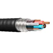 250' 10/3 Type MC-HL Continuously Welded Armor Power Cable Black 600V