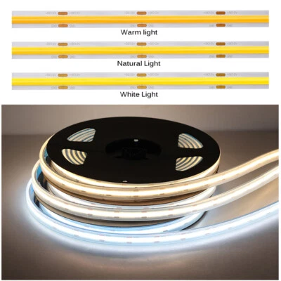 IP67 Waterproof 320 COB Led Strip Lights Flexible Outdoor light Tape DC 12V/24V