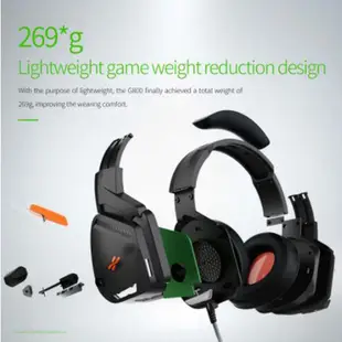 怪機絲 浦記Plextone G800Ⅱ電競耳機 輕量化頭戴式遊戲耳機 3.5mm 對講耳機 line intercom
