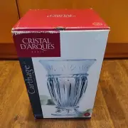 Large Cristal D'Arques Carthage Crystal Vase of Paris Heavy 24% Lead Crystal