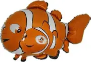 94cm (37") Clownfish Character Shaped Foil - Children's Party Decoration