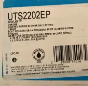 Moen UTS2202EP - Doux Shower Only Trim Package-1.75 GPM-Chrome*NEW*