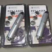 Purr & Seek Pet Cat Laser Toys - Inclds Batteries #F32~Set of two~Factory sealed