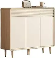 Freestanding Household Large Capacity Shoe Storage Cabinet Indoor Living Room Entryway Cabinet, 120cm Shoe Cupboard