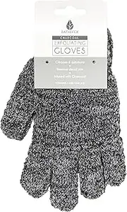 Bathefex Charcoal Exfoliating Bath Gloves