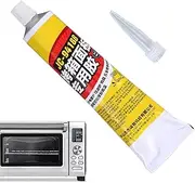 Rrlihjgu Oven Glue High Temp | Microwave Adhesive Sealant High Temperature Resistant | Quick Drying Safe Industrial Construction Glue for Ceramic Glass