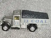 Welly #9350 Vintage Diecast Toy J.J. Coal Truck Pull Back Motion Toy