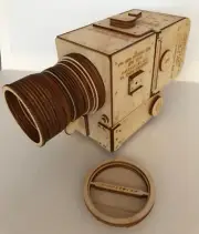 Wooden Hasselblad 500C Moon Data NASA Apollo 11 Collectible Model Camera