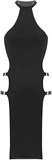 [GRRKDFQ] Women's Nightwear, Lingerie & Underwear Sleeveless Sides Split Dress