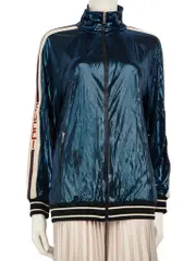 2019 Blue Sylvie Web Accent Windbreaker