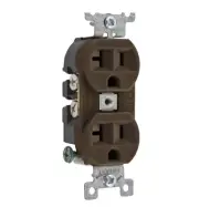⚡️(Set of 10)Bryant BRY5362IGB Brown Isolated Ground Receptacle Industrial Grade