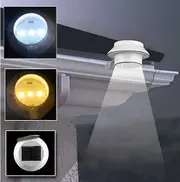Waterproof Solar LED Light Outdoor Garden Yard Gutter Pathway Lamp 15219 PURE WHITE
