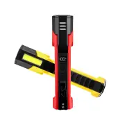 Bikight LED COB 600LM 180° Rotation Multifunctional Magnetic Flashlight USB Rechargeable Work Light Lanterna Hanging Lam
