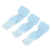 Chiffon Ribbon, 1.5"x7 Yard Silk Sky Blue Tulle Satin Fabric Ribbon,3pcs