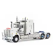 Drake 1:50 Scale Kenworth C509 Sleeper Truck White With Blue Chassis Model