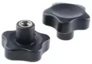 Elesa MULTIPLE LOBES POLYMER KNOBS 5Pcs M10x17mm, 50mm Stainless Steel Insert