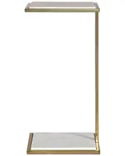 Uttermost Elevate Marble Drink Table
