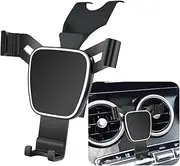 LUNQIN Car Phone Holder for Mercedes Benz C Class 2014-2018 c180 c200 c300 GLC Class 2015-2019 GLC200 GLC260 GLC300 Auto Accessories Navigation Bracket Interior Decoration Mobile Cell Phone Mount