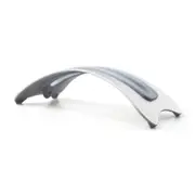 SN-001 Arc Style Aluminum Desktop Vertical Stand for Laptop Suitable for Mac Air Mac Pro and Other Laptops of Width Between 0~18mm (Silver)