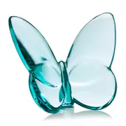 Baccarat 2.5 Lucky Crystal Butterfly in Turquoise