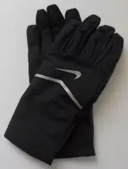 Nike AeroShield Running Gloves Women Black/Silver Small