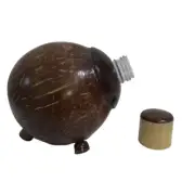 Natural Pure Coconut Shell Creative Water Pot Handmade Hotel Table Decor Bottle