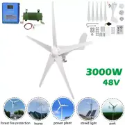 48V Wind Turbine Windgenerator Wind&Solar + MPPT Charge Controller Regulator Kit