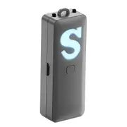 Hanging Neck Air Purifier Personal Wearable Mini Portable Air Freshener Ionizer Negative Ion Purifier Gray