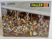 NOS Faller HO Scale Kit #140449 Beer Benches and Tables: Made in Germany